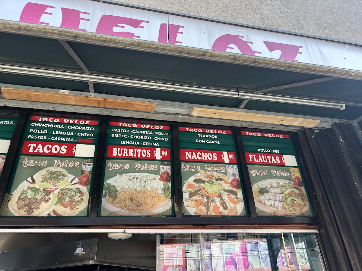 Menu Taco Veloz-3