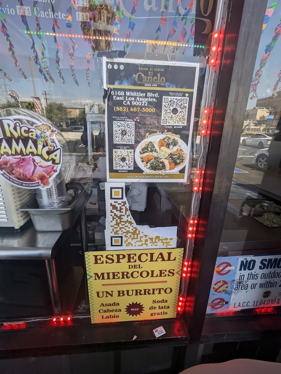 Menu Tacos Al Vapor El Canelo-8