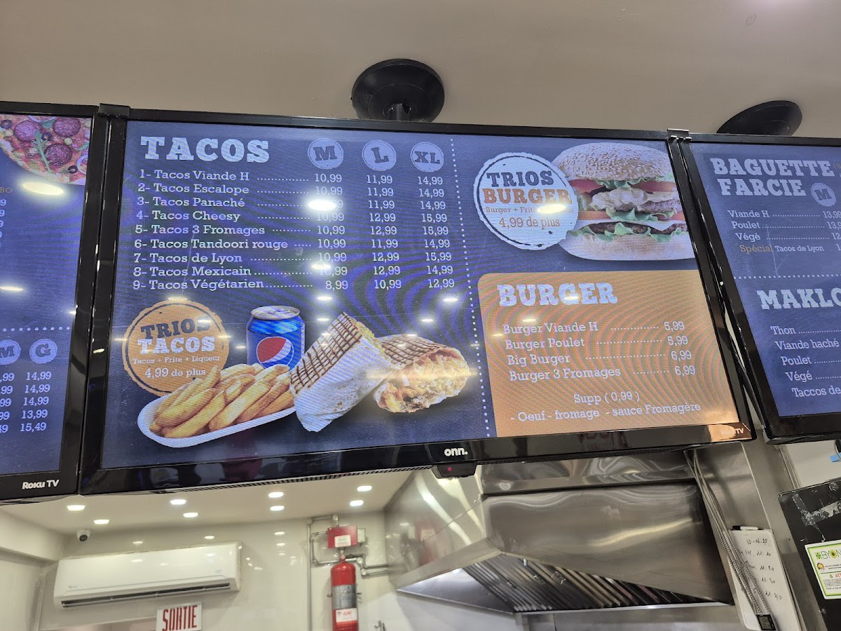 Menu Tacos De Lyon-3