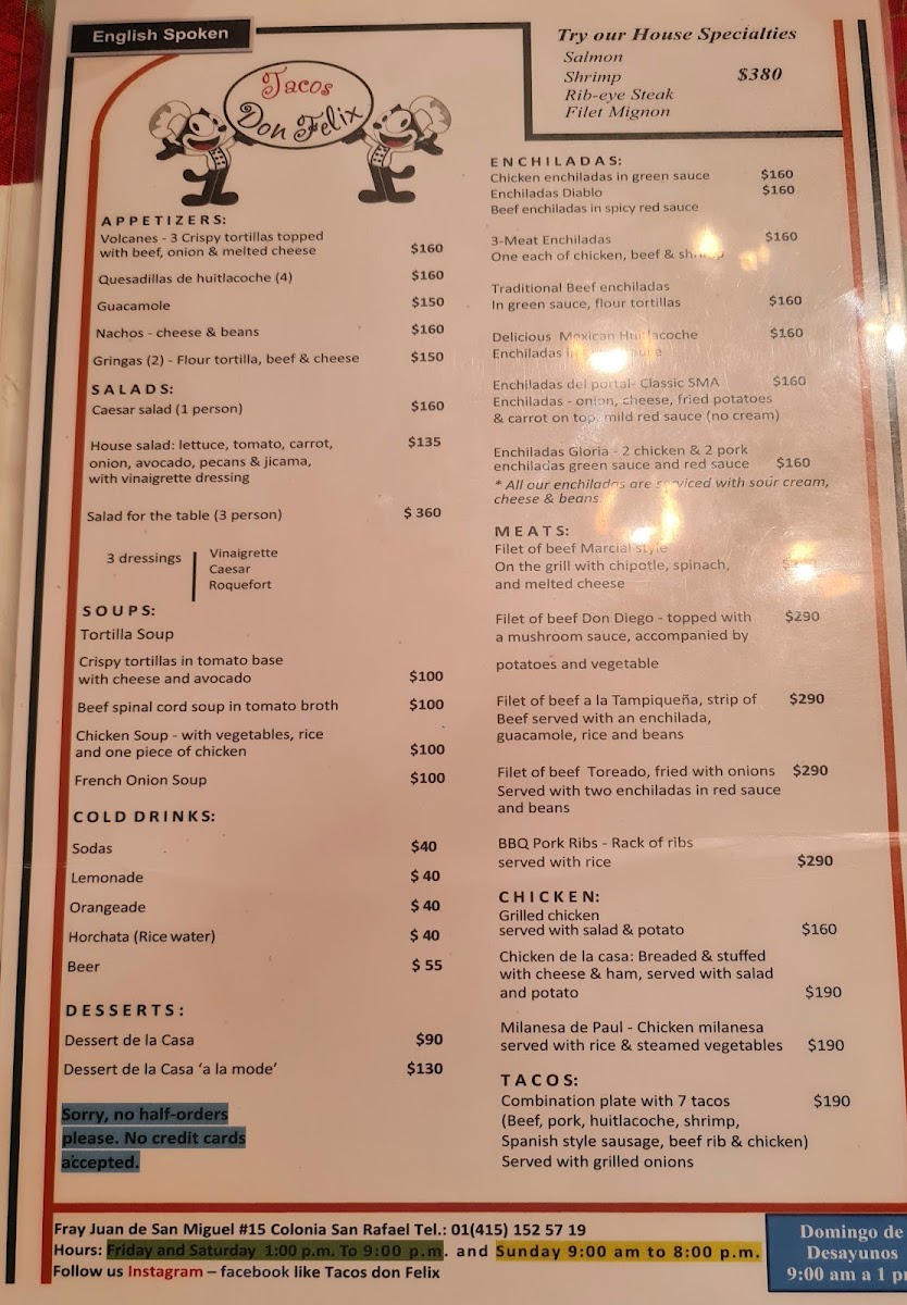 Menu Tacos Don Felix-1