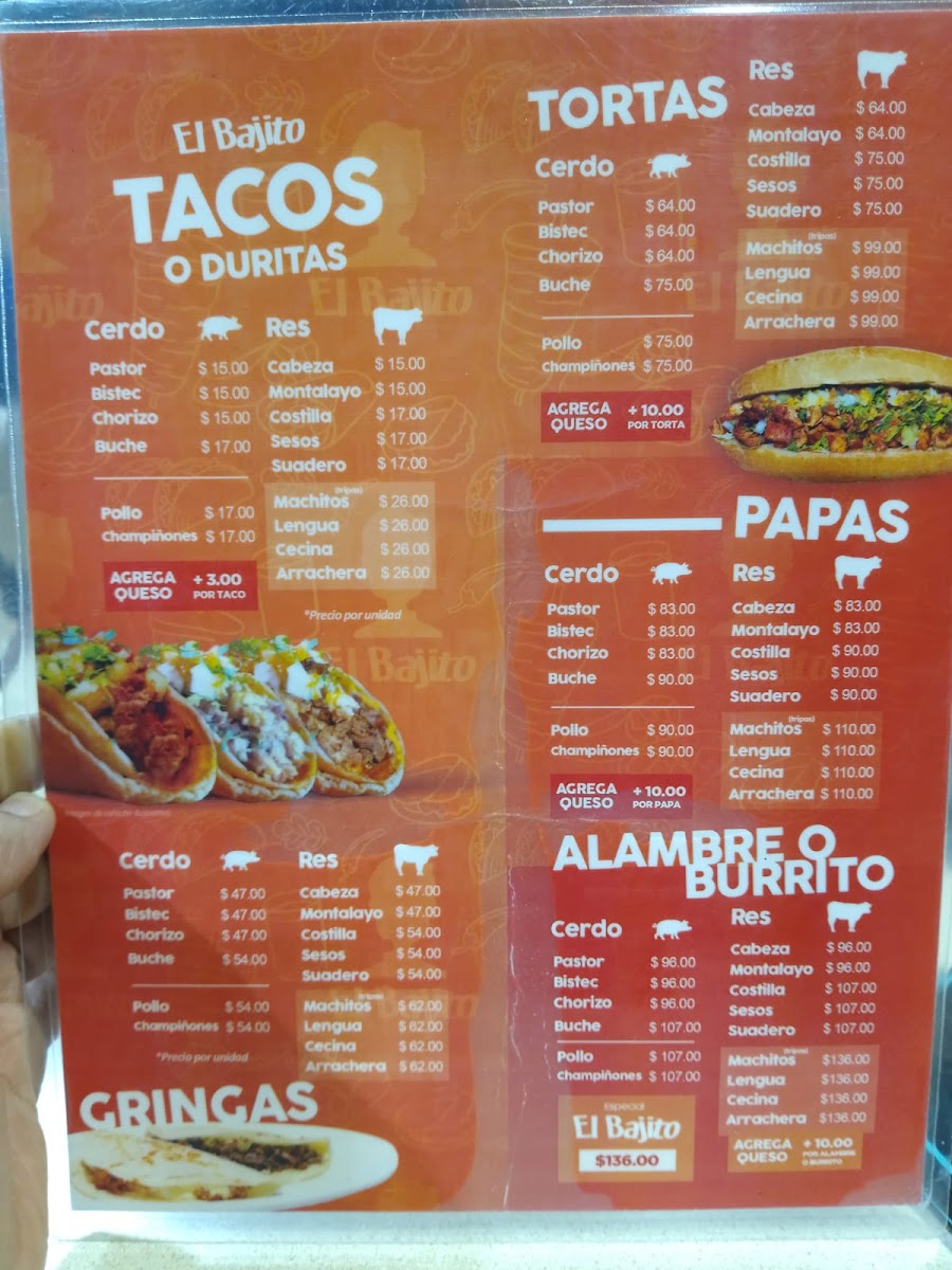 Menu Tacos El Bajito-3
