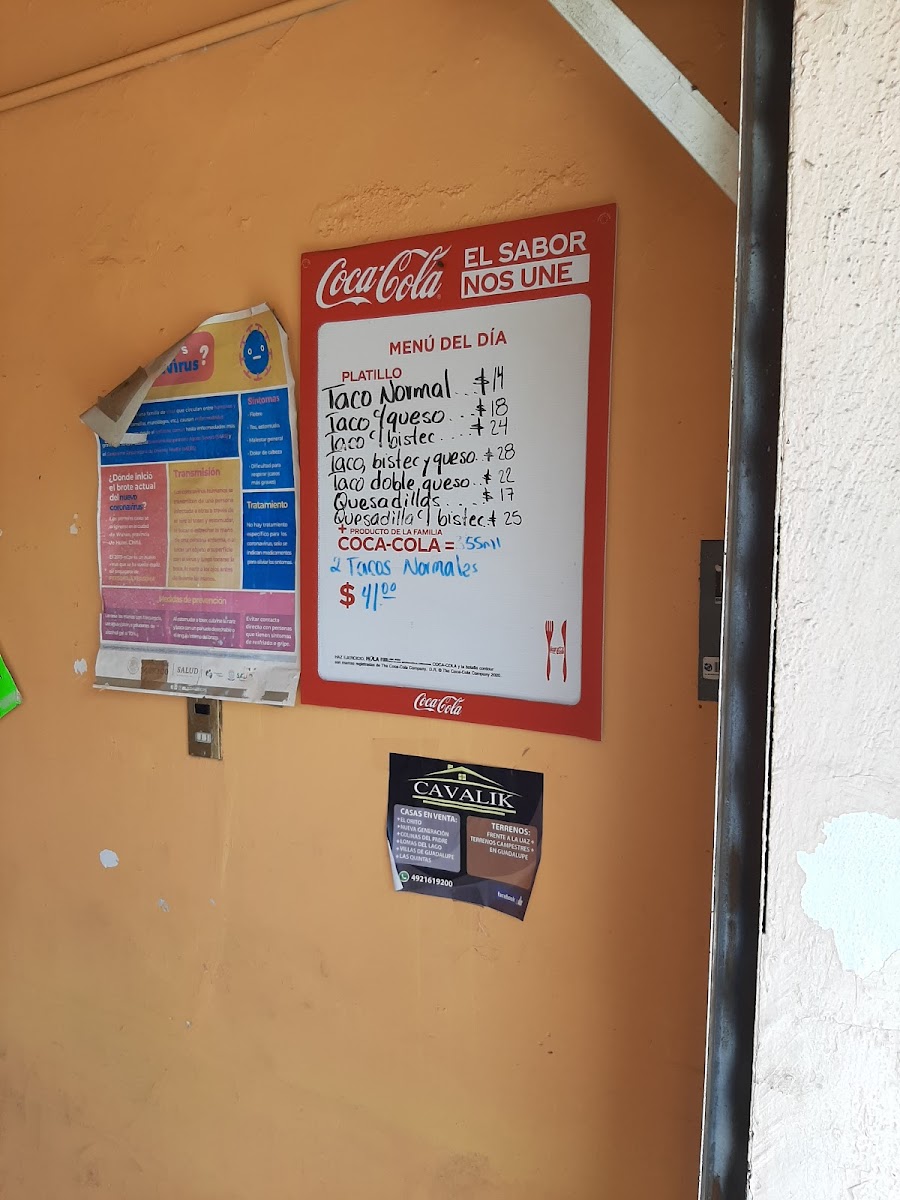 Menu Tacos Envenenados 'la Encantada'-3