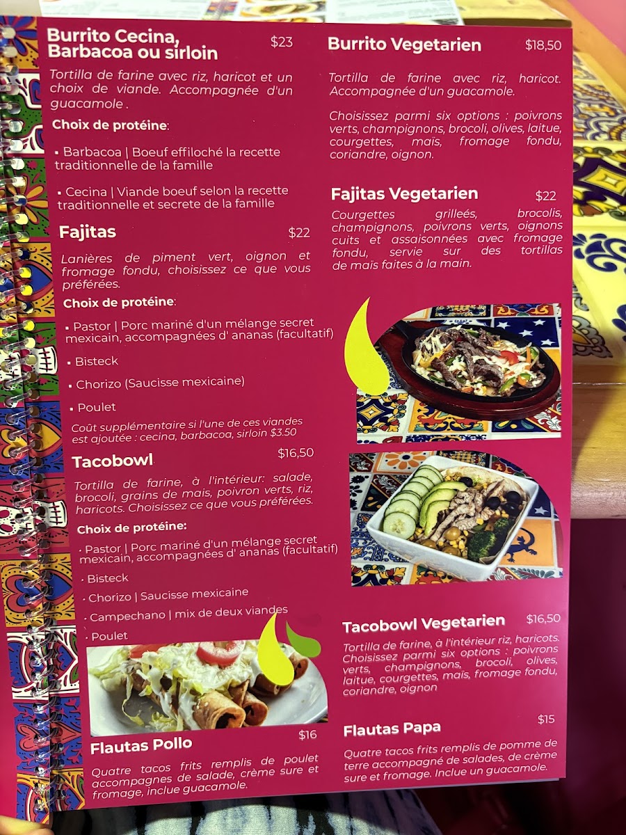 Menu Taco's Express-2