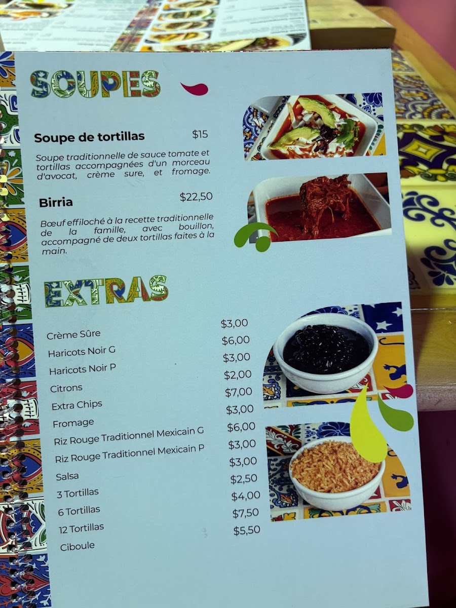 Menu Taco's Express-5