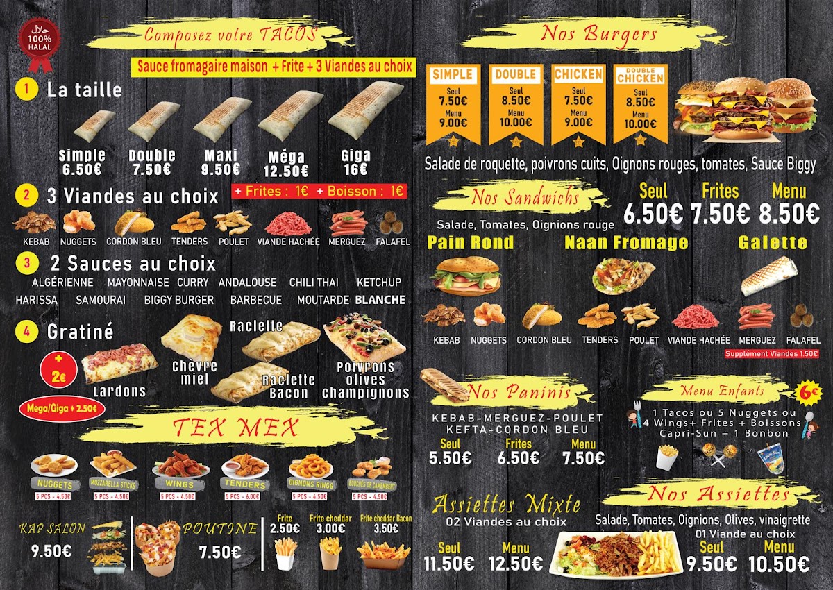 Menu Tacos Golden Albi-2
