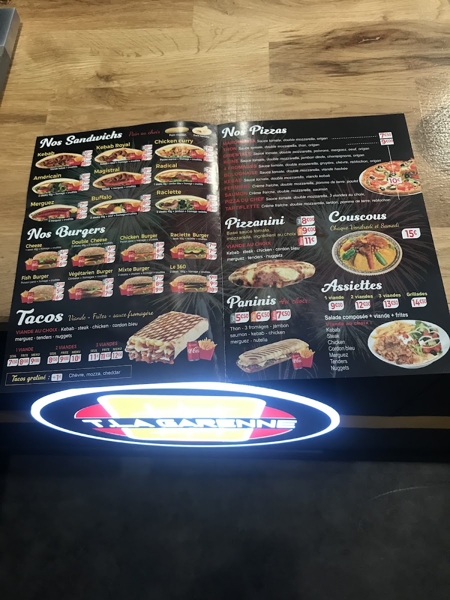 Menu Tacos La Garenne-4