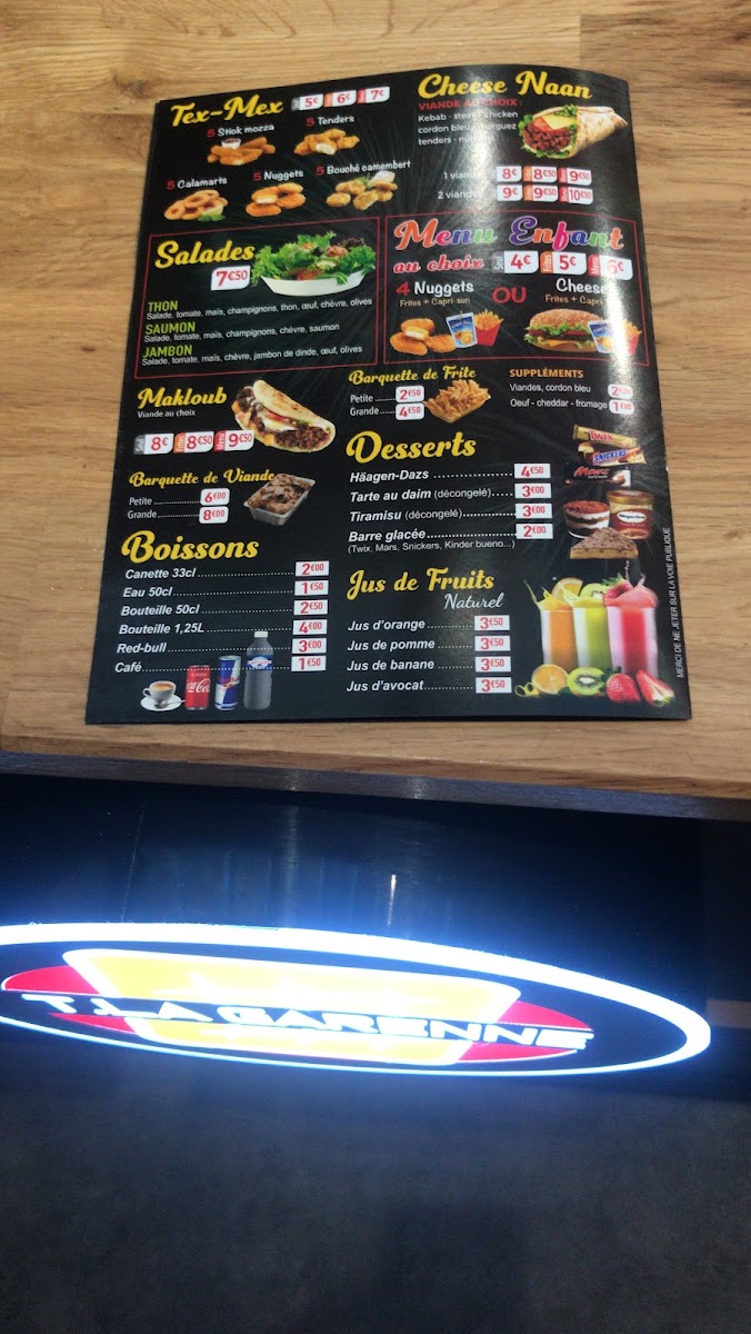 Menu Tacos La Garenne-5