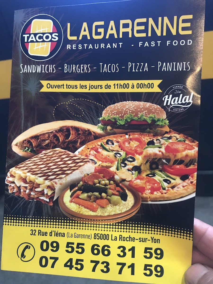 Menu Tacos La Garenne-9