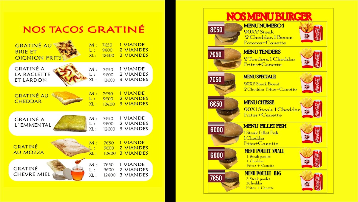 Menu Tacos Numéro 1-1