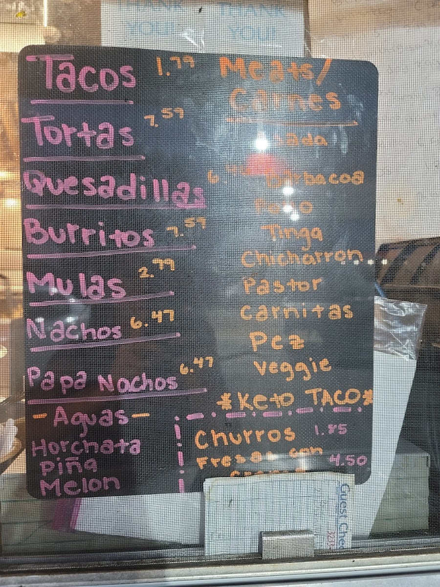 Menu Tacos Y Salsa Don Chuy-1