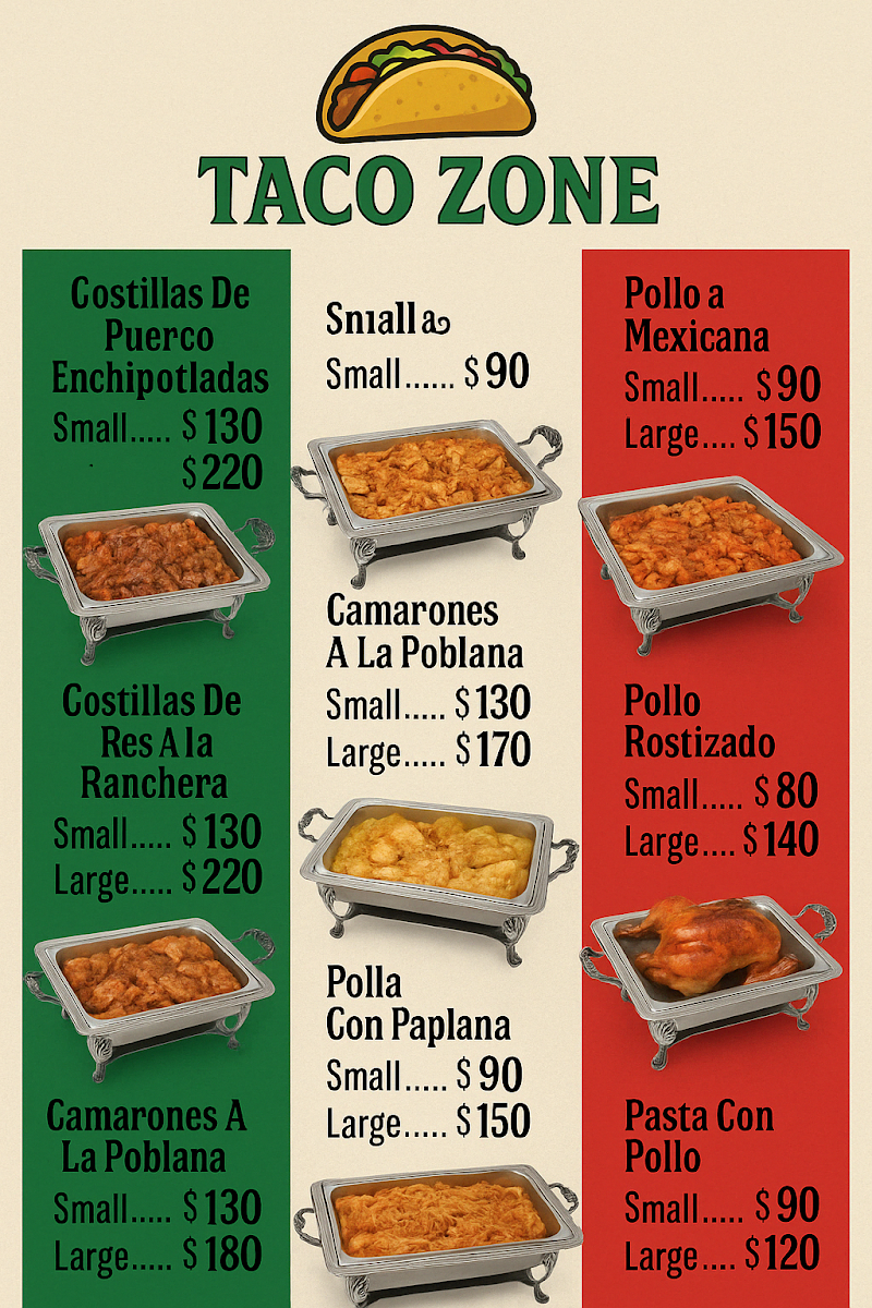 Menu Tacozone Utica-2