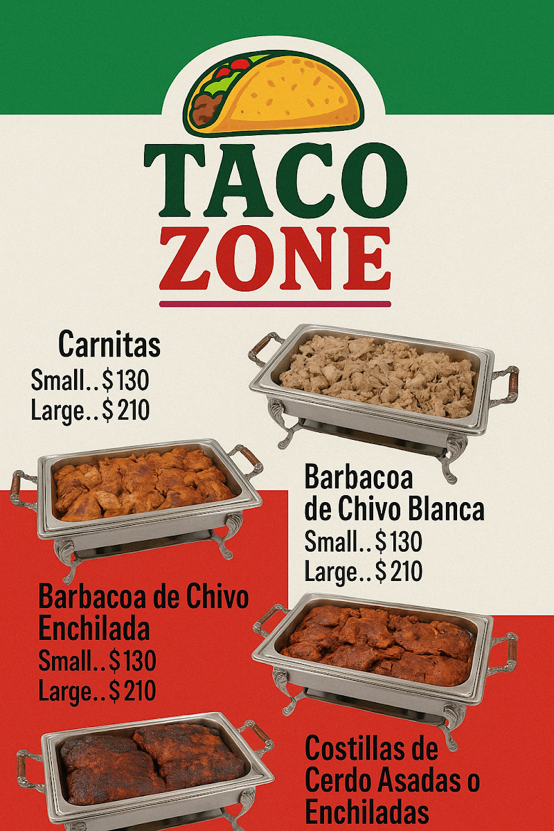 Menu Tacozone Utica-8