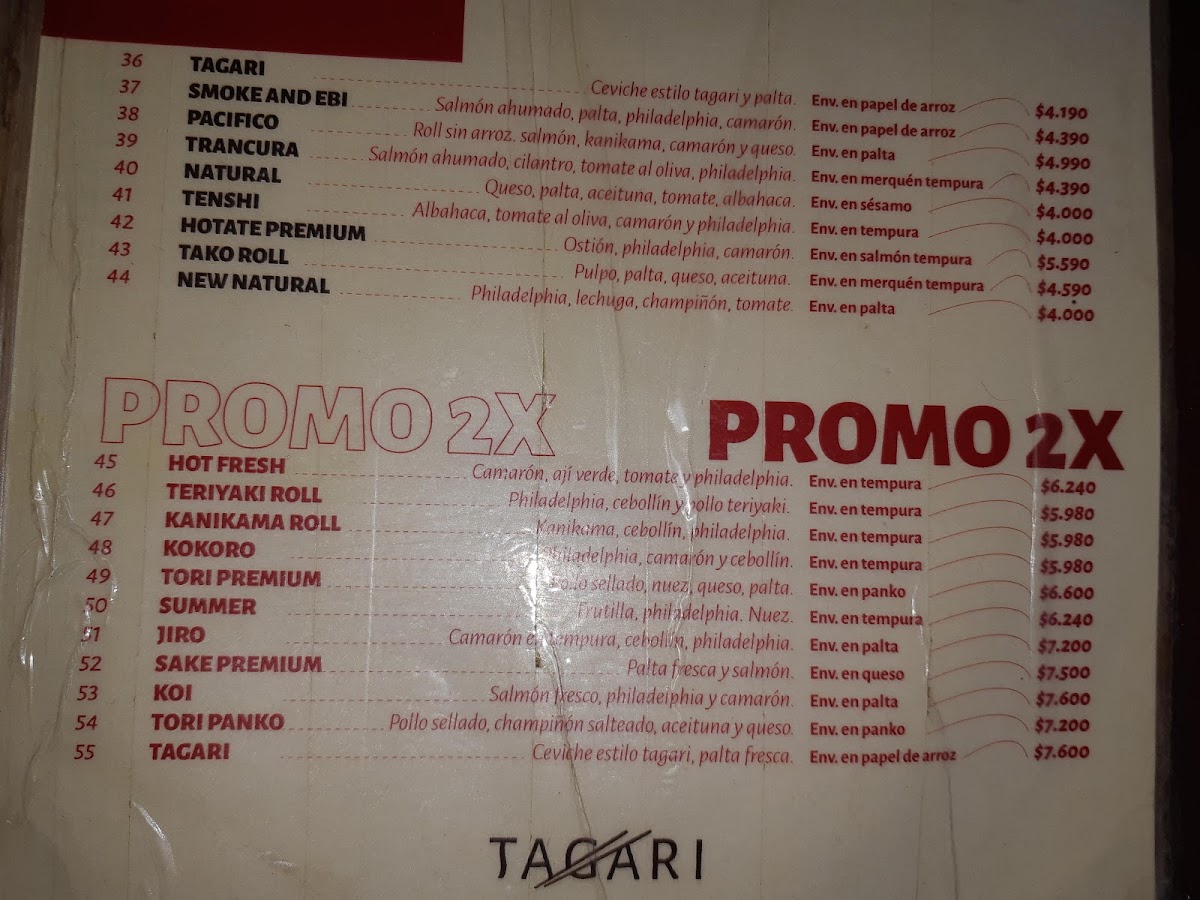 Menu Tagari Sushi-1