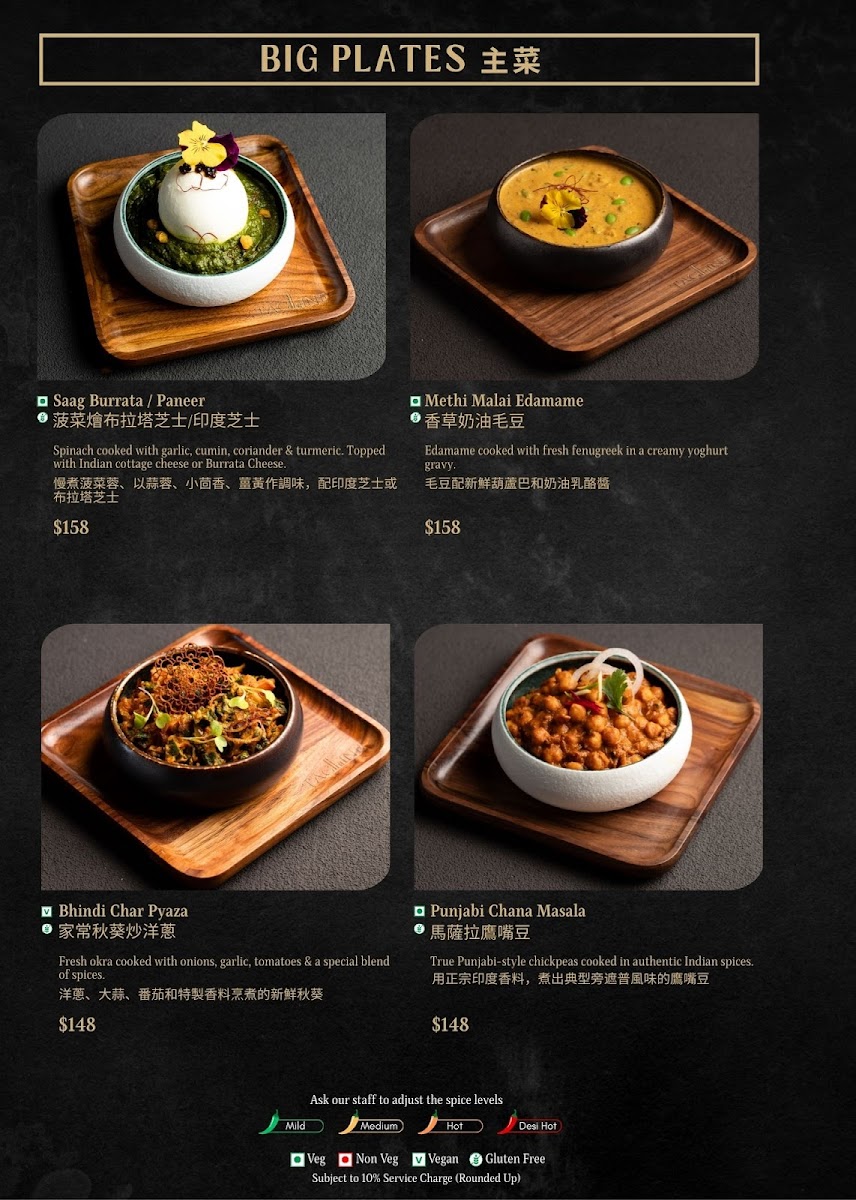 Menu Tagline Modern Indian Fusion Restaurant And Bar-5