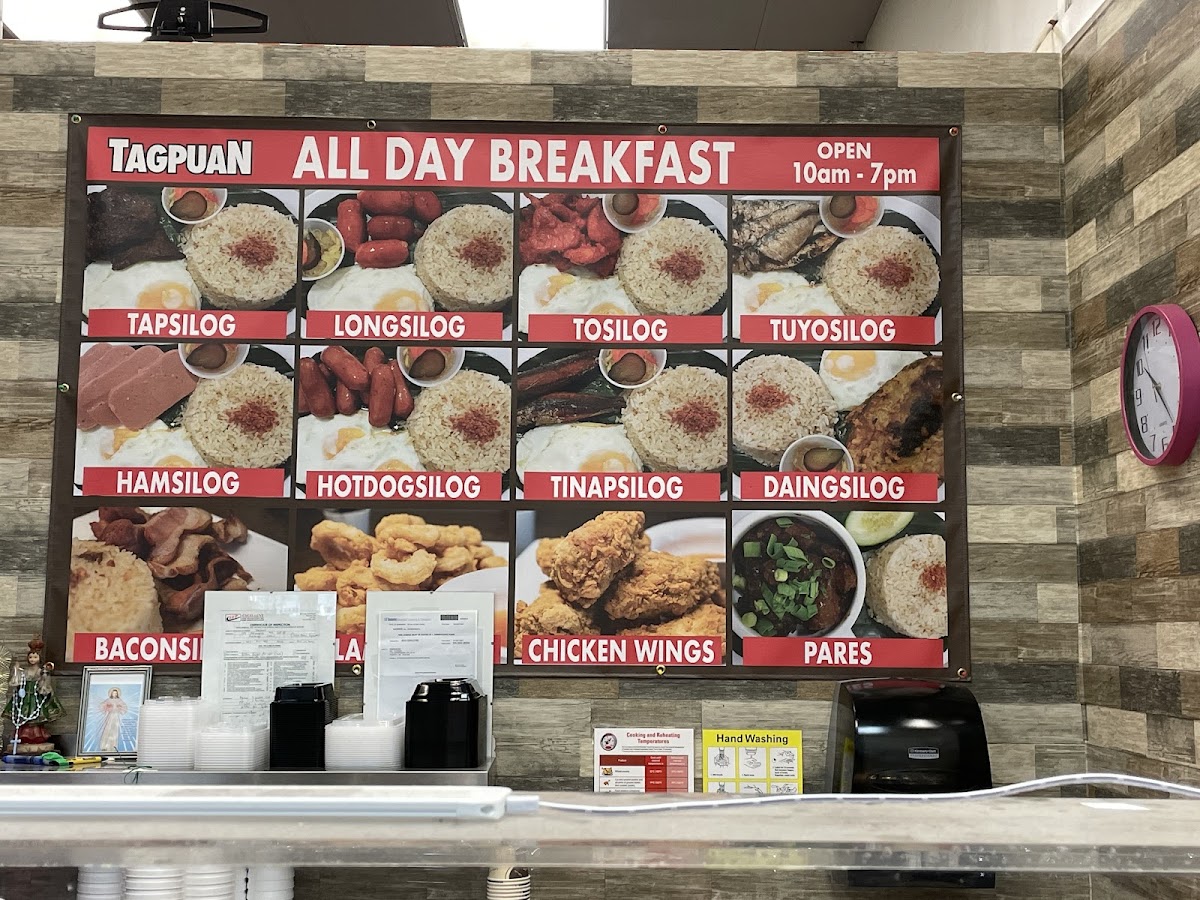 Menu Tagpuan Morningside-2