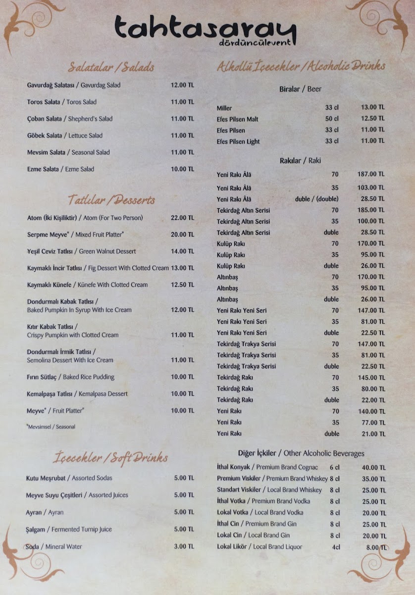 Menu Tahtasaray-8