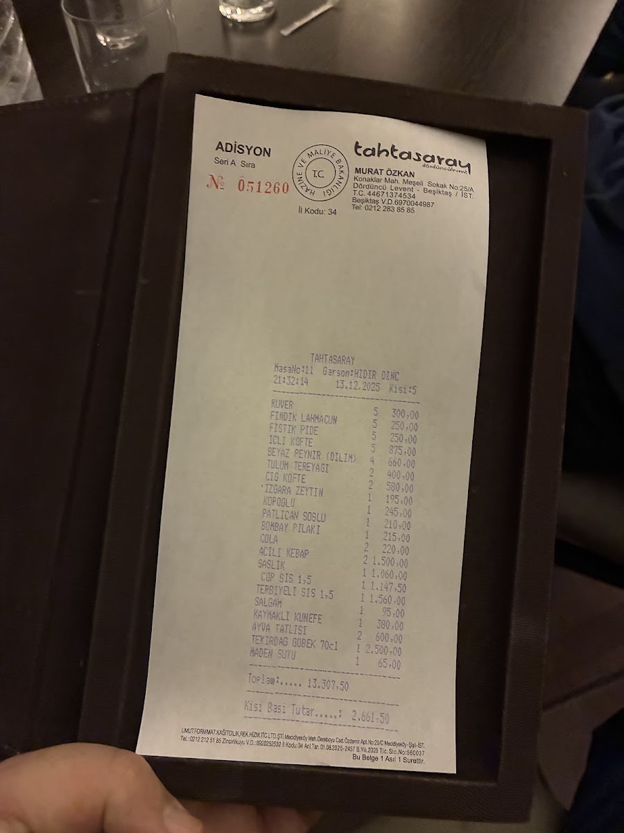 Menu Tahtasaray-9