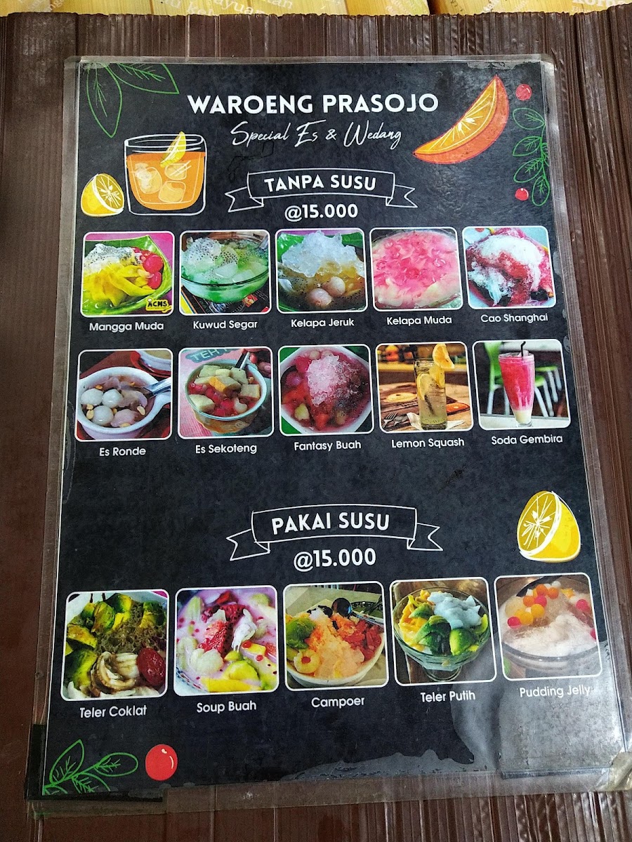 Menu Tahu Petis Prasojo / Waroeng Prasojo-1