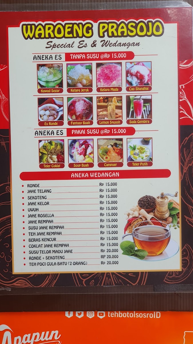 Menu Tahu Petis Prasojo / Waroeng Prasojo-9