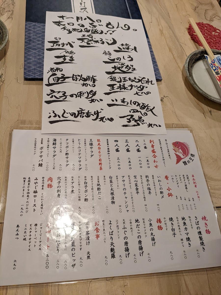 Menu Tai No Ōsama-5