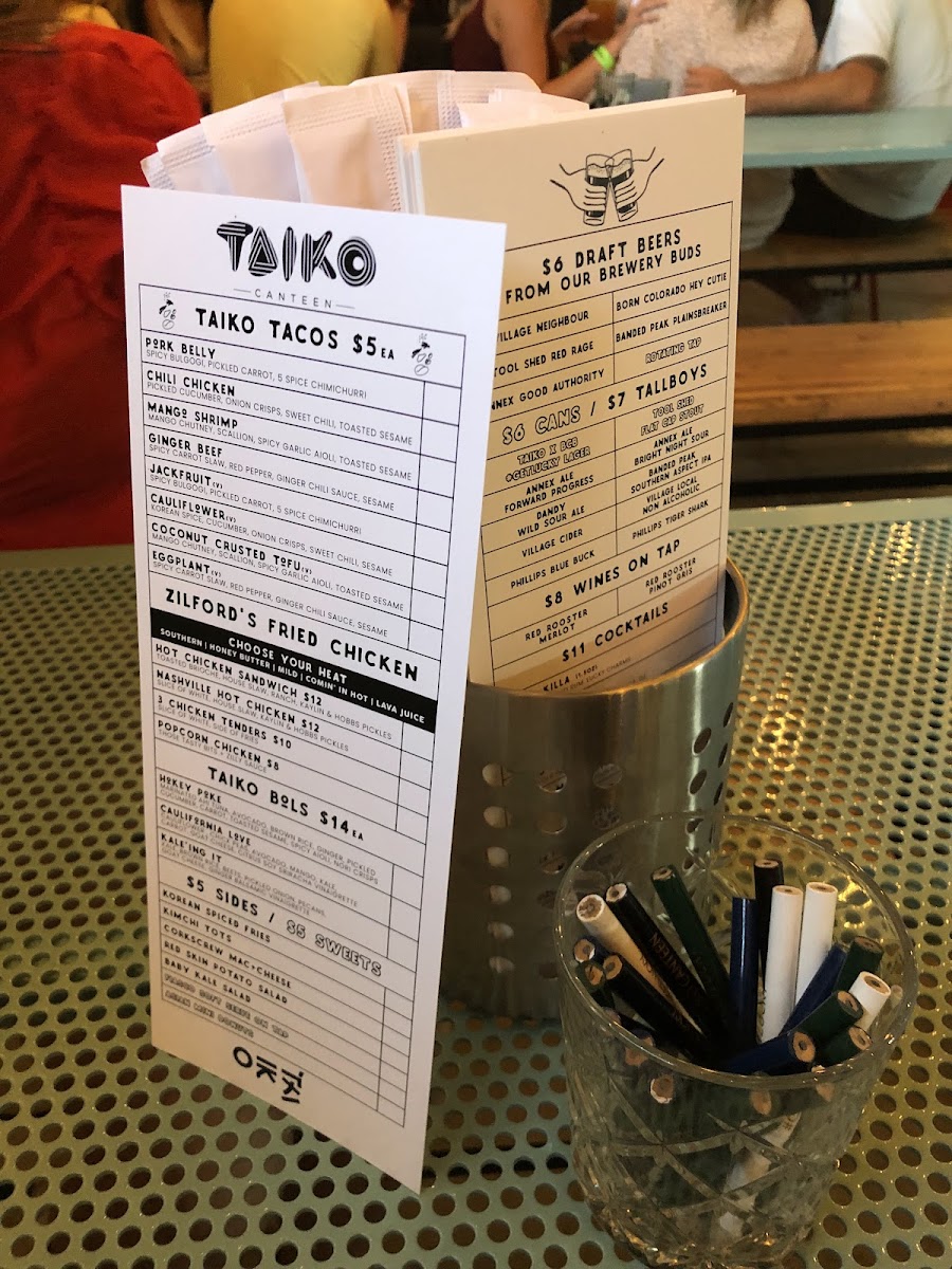 Menu Taiko Canteen - Home Of Lucky Putt-10