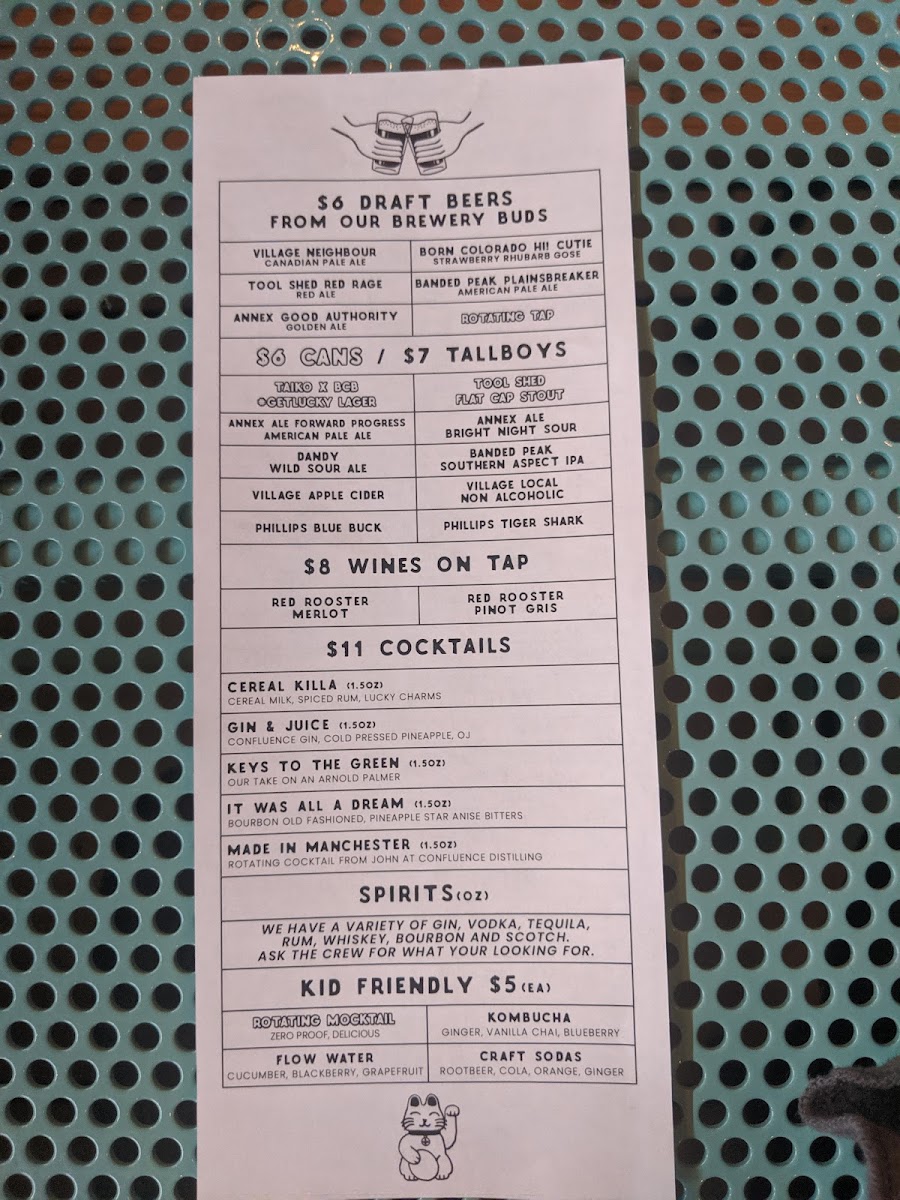 Menu Taiko Canteen - Home Of Lucky Putt-8