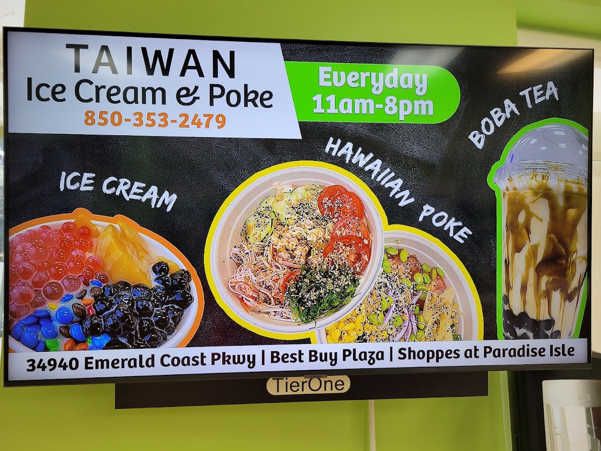 Menu Taiwan Ice Cream & Poke-4