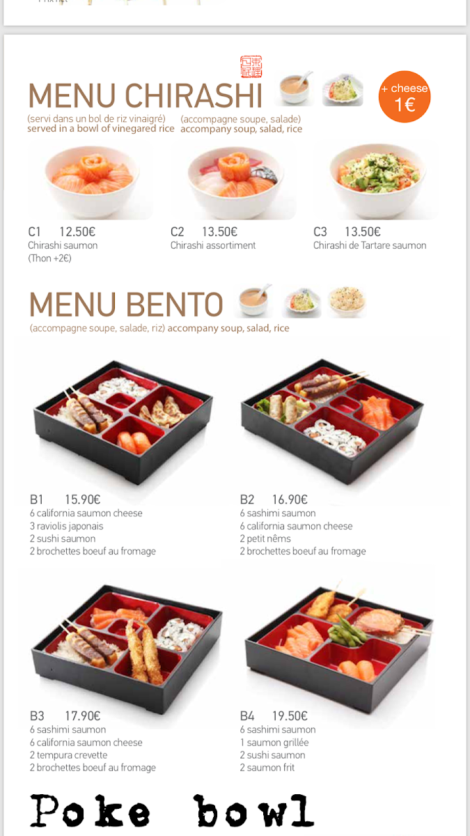 Menu Taiyo-2