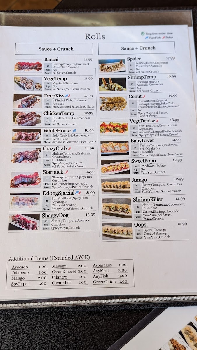 Menu Taizzi Sushi - Memorial-6