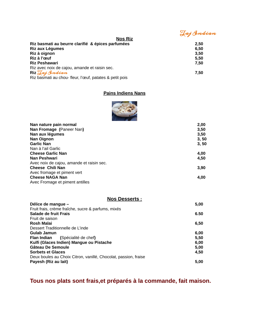 Menu Taj Indian Cornebarrieu-4