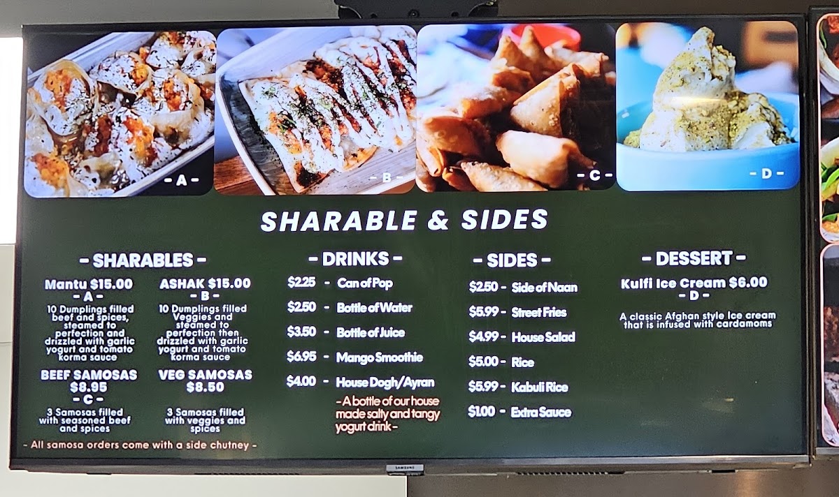 Menu Taj Kabob - Afghan Street Food-4