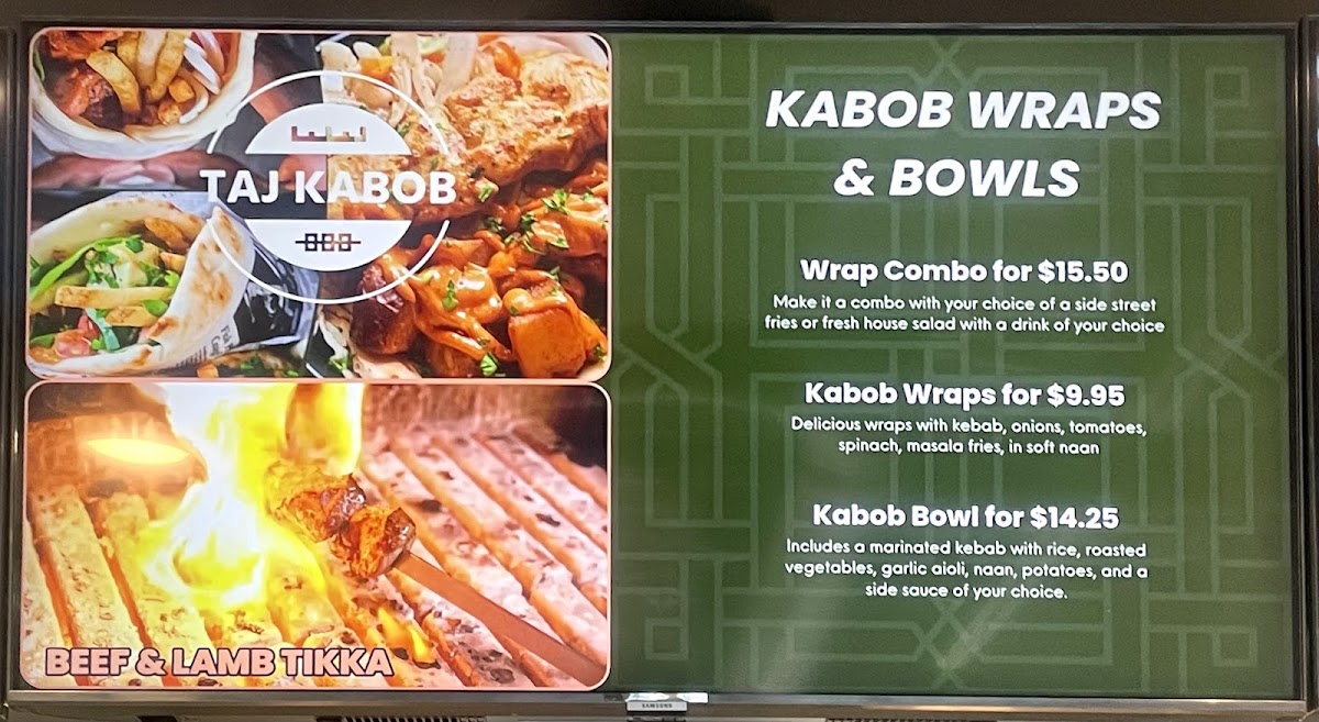 Menu Taj Kabob - Afghan Street Food-5