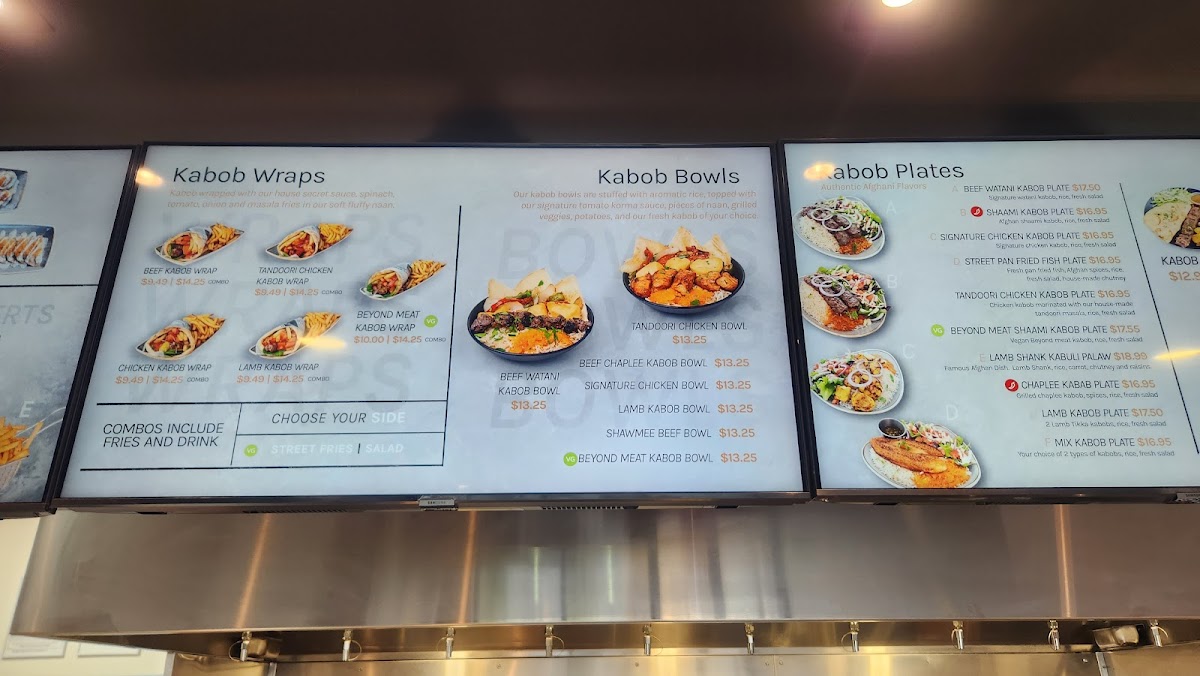Menu Taj Kabob - Afghan Street Food-9