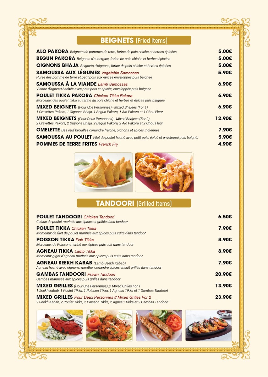 Menu Taj Mahal Paris 5Ème-3