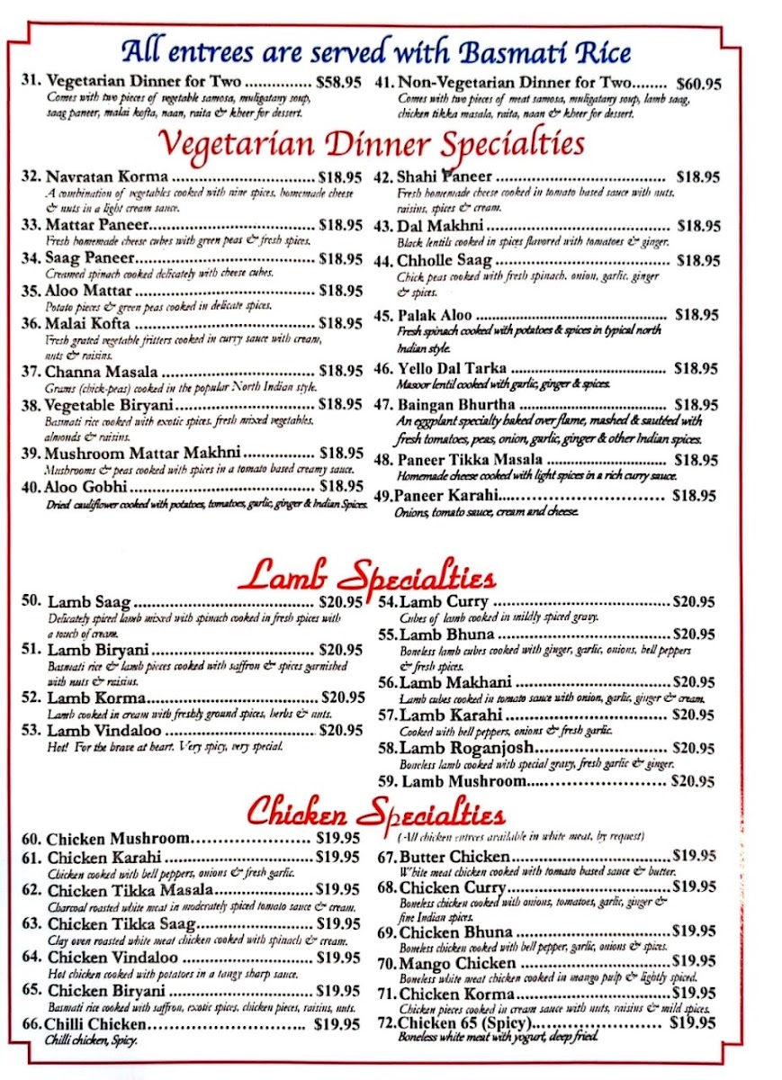 Menu Taj Palace-1