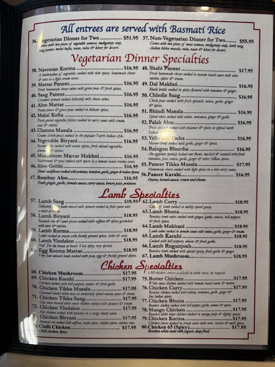 Menu Taj Palace-4