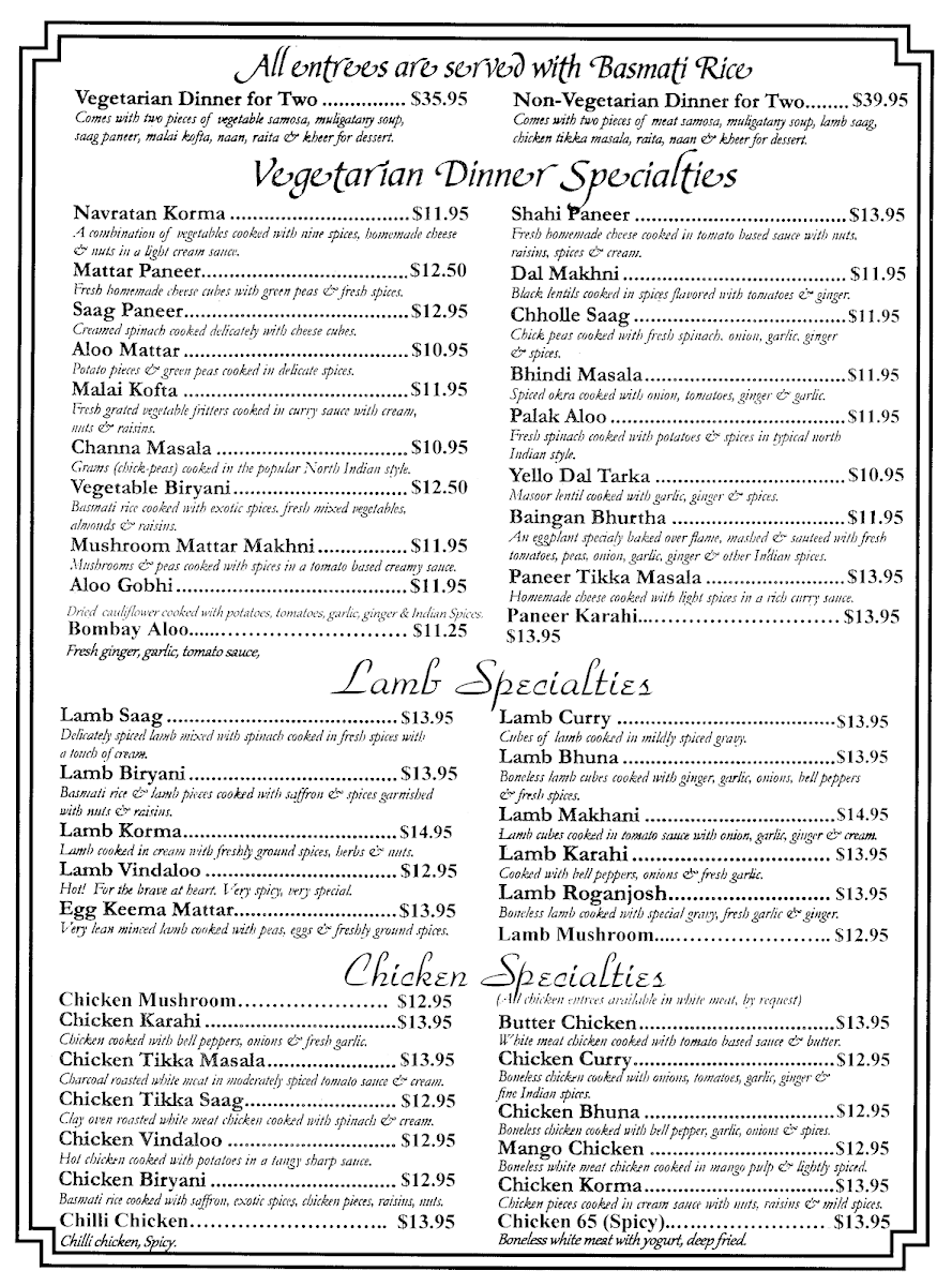 Menu Taj Palace-8
