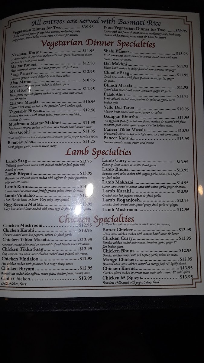 Menu Taj Palace-9