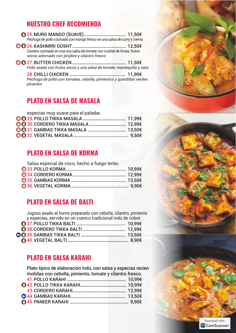 Menu Taj Tandoori Indian Restautant-3
