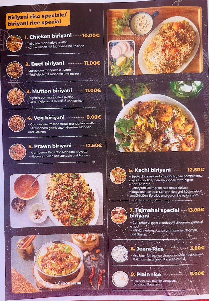 Menu Tajmahal Restaurant-7