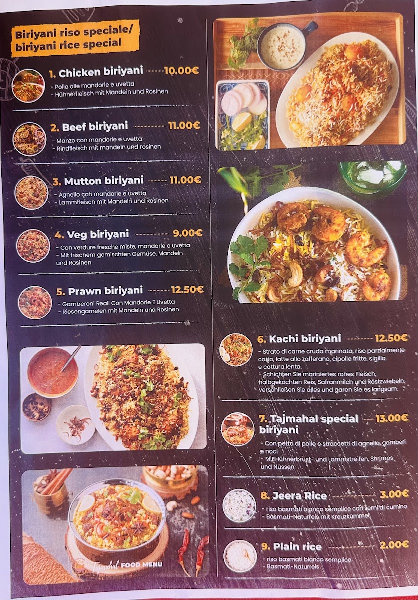 Menu Tajmahal Restaurant-8