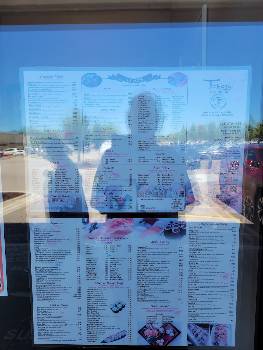 Menu Takara Sushi Station-10