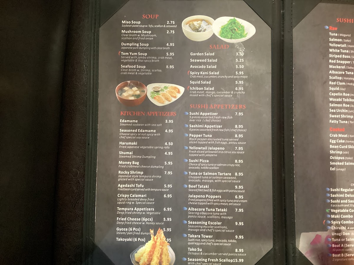 Menu Takara Sushi & Steak House-6