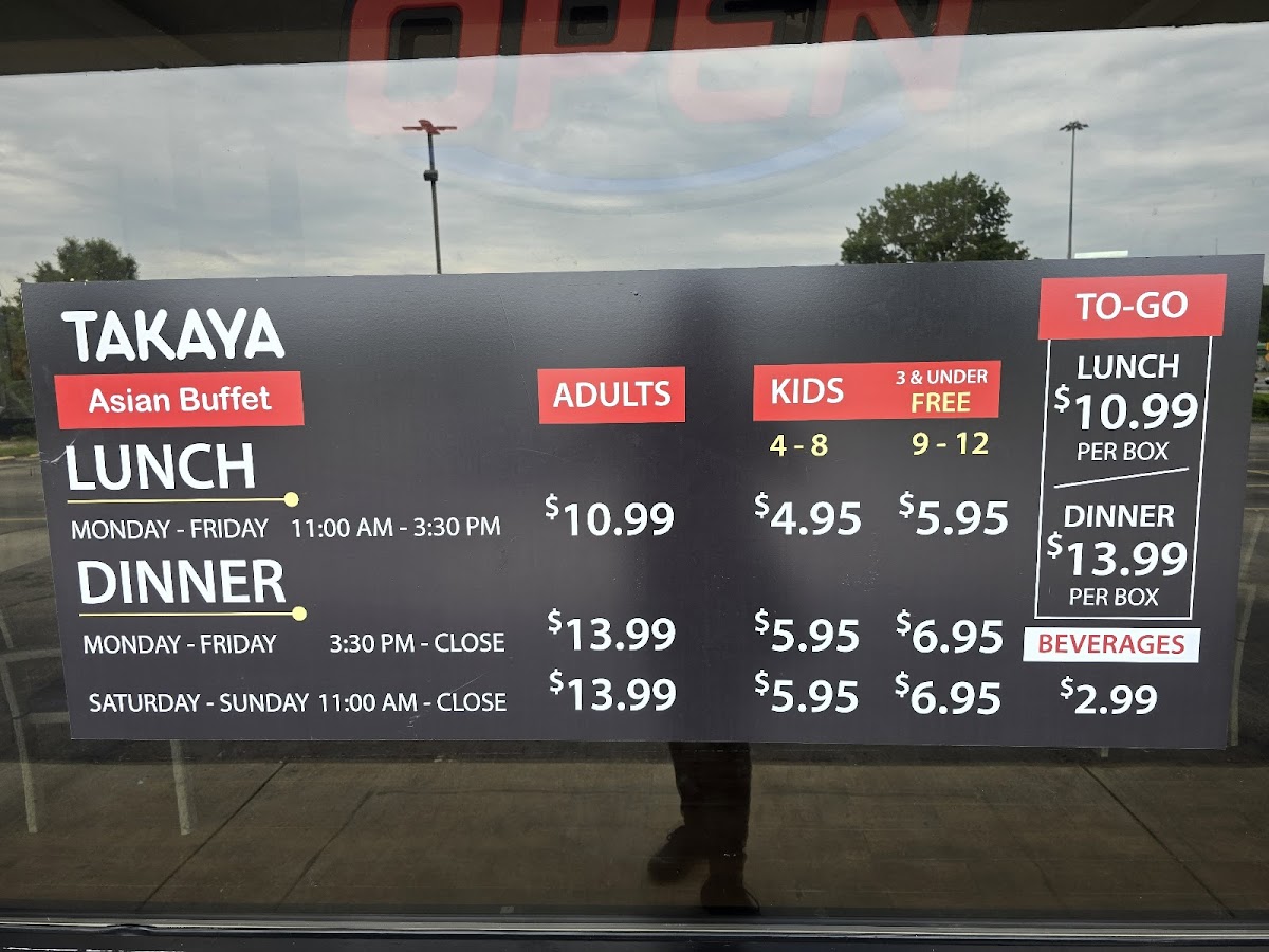 Menu Takaya-1