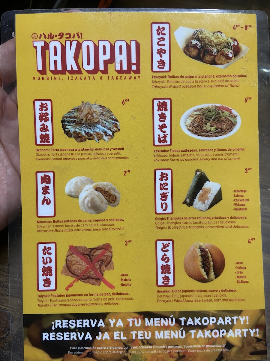 Menu Takopa! Izakaya & Bar-4