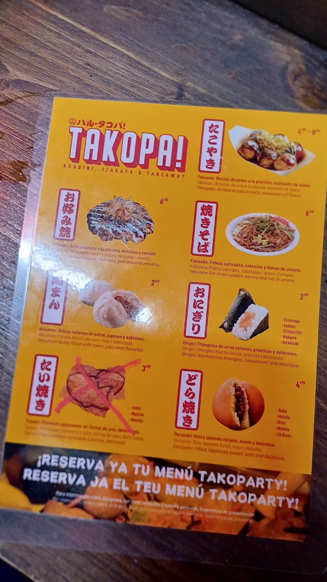 Menu Takopa! Izakaya & Bar-5