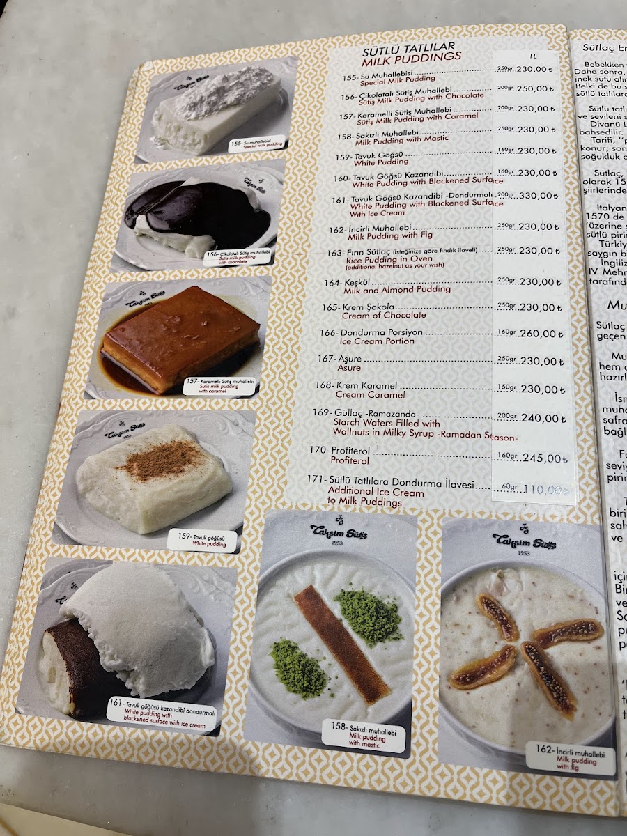 Menu Taksim Sütiş-1