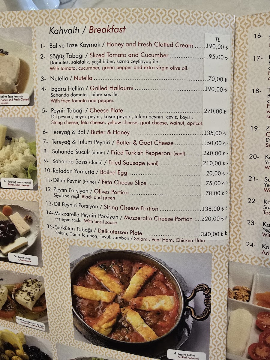 Menu Taksim Sütiş-10