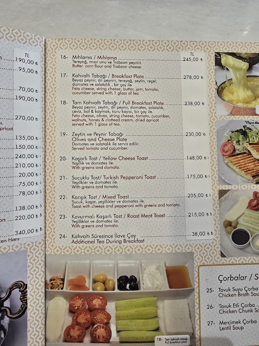 Menu Taksim Sütiş-7