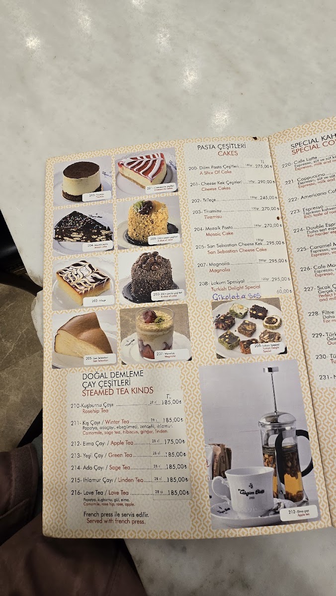 Menu Taksim Sütiş-8